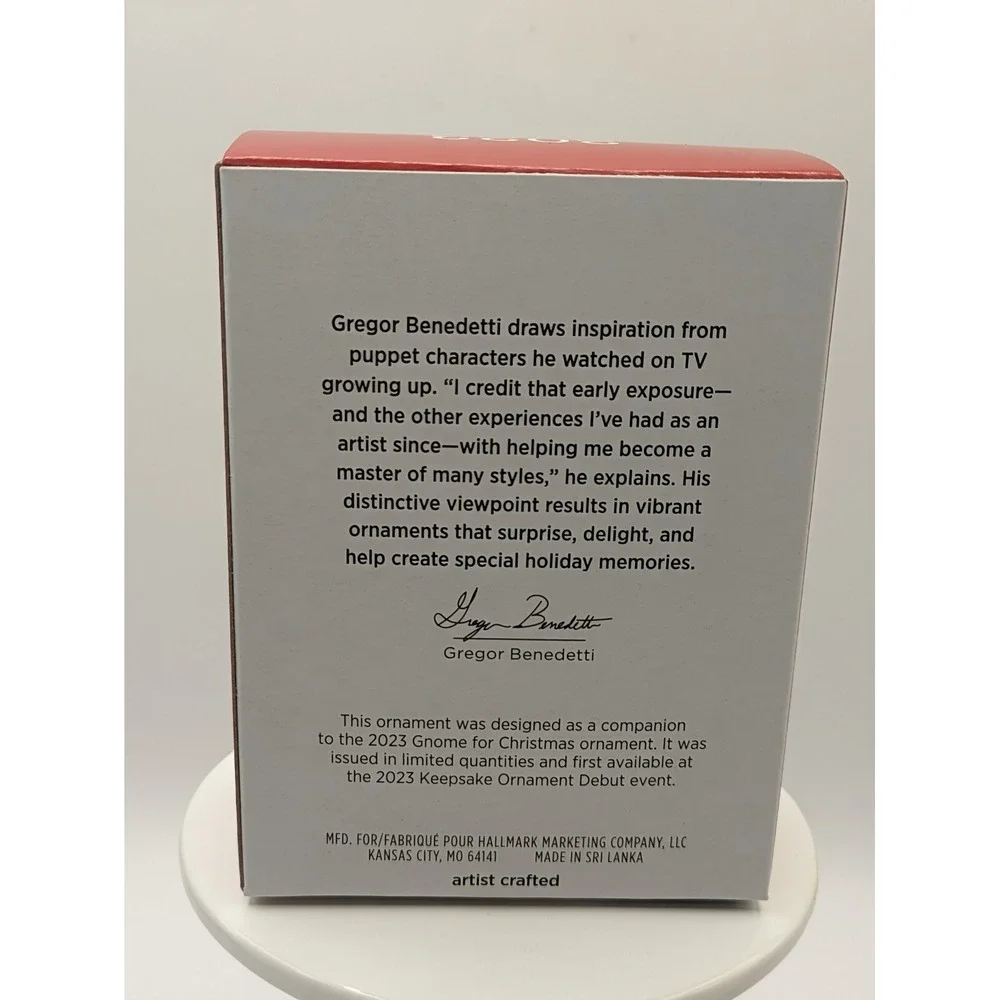 2023 Hallmark Keepsake Limited- Cinnamon's Letter‎ to Santa -Gnome~ NEW~